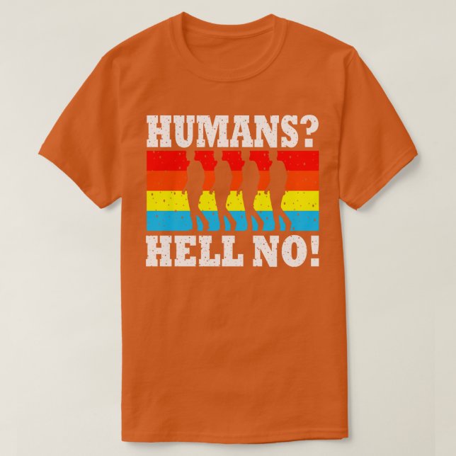 Camiseta Humans Hell (Frente do Design)