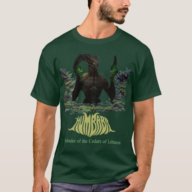 Camiseta Humbaba, Defensor da Floresta de Cedros do Líbano (Frente)