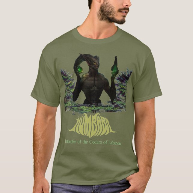 Camiseta Humbaba, Defensor da Floresta de Cedros do Líbano  (Frente)