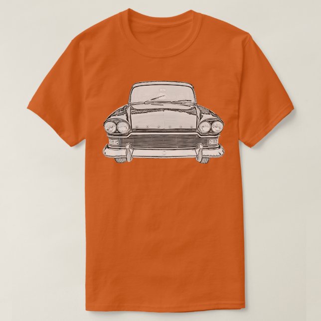 Camiseta Humber Super Snipe 1960 Monchrom clássico britânic (Frente do Design)