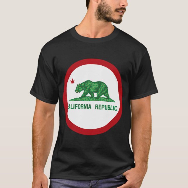Camiseta Humbolt County California Emerald Bear (Frente)