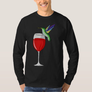 Camiseta Humingbird Wine Humminbird Humingbird Bird Wine