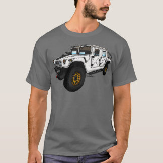 Camiseta Hummer H1 com rodas de método 