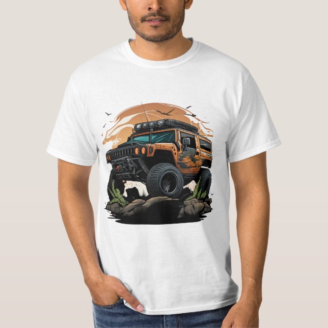 Camiseta Hummer H1 Rock Crawler (Frente)