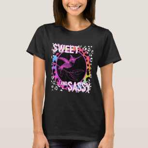 Camiseta Hummingbird 90s Nostalgia Rainbow Leopard Impressã
