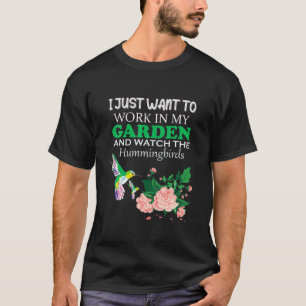 Camiseta Hummingbird Blouse Oferece Roupas Para Mulheres