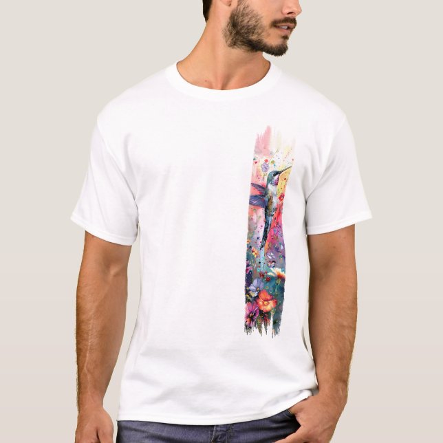 Camiseta Hummingbird Brushaft Paint (Frente)