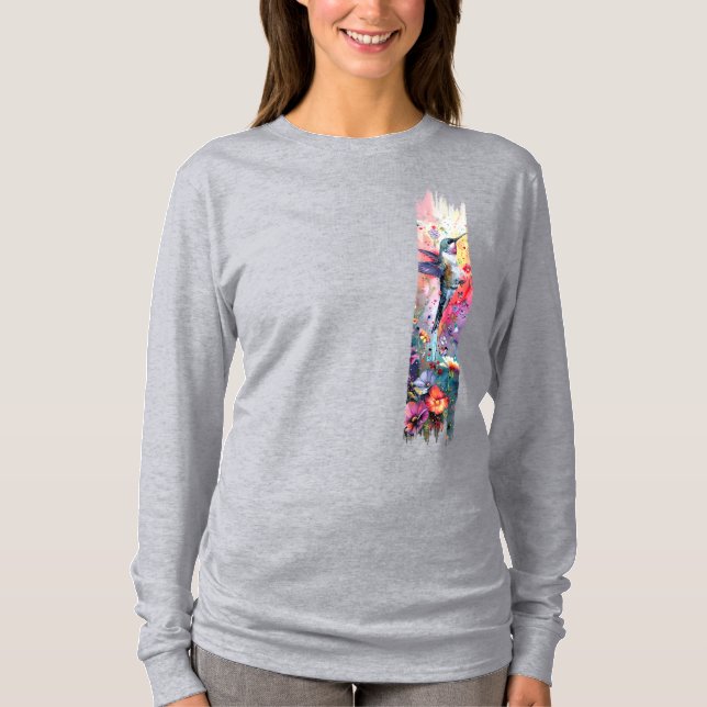 Camiseta Hummingbird Brushaft Paint (Frente)