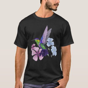 Camiseta Hummingbird Colibri Snowcap Ave Flores Tropicais