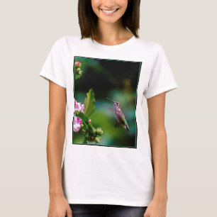 Camiseta Hummingbird com garganta de rubi - Fotografia orig