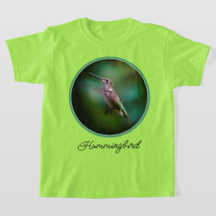Camiseta Hummingbird com garganta de rubi - Fotografia orig
