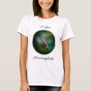 Camiseta Hummingbird com garganta de rubi - Fotografia orig