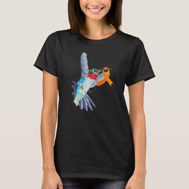 Camiseta Hummingbird e Leucemia Laranja (Frente)