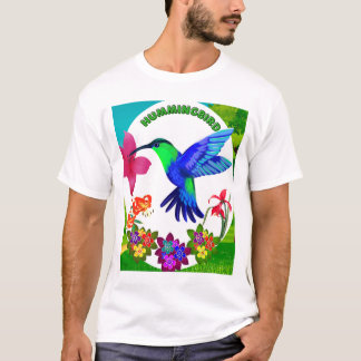 Camiseta Hummingbird em meio à beleza da natureza,Asas Sere