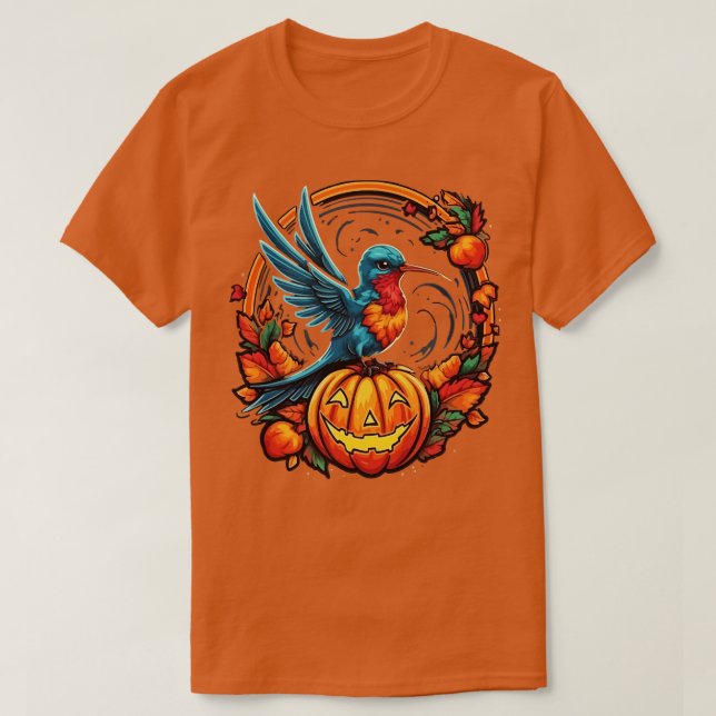 Camiseta Hummingbird Halloween (Frente do Design)