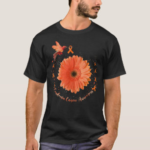 Camiseta Hummingbird Laranja Leucemia de girassol Conhecime