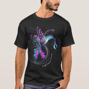 Camiseta Hummingbird Púrpura Fita Suicídio