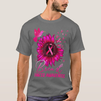 Camiseta Hummingbird Rosa Girassol Sensação do Cancer