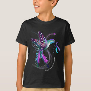 Camiseta Hummingbird Roxo Azul Fita Suicídio