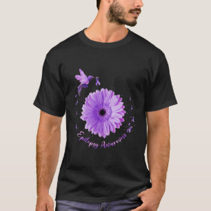 Camiseta Hummingbird Roxo Roxo Roxo Roxo Epilepsia Atenção