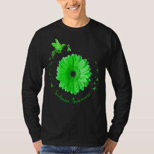 Camiseta Hummingbird Scoliose de Girassol Sensibilização Ri