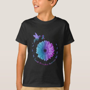 Camiseta Hummingbird Sensibilização para a prevenção do sui