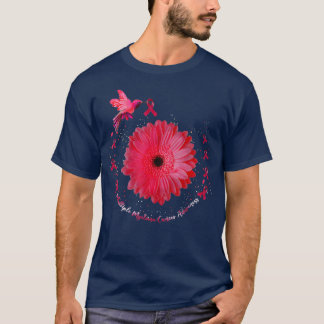 Camiseta Hummingbird Sunflower Multiple Myeloma Cancer Awar