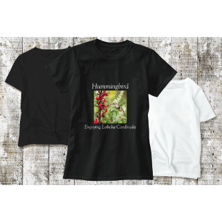 Camiseta Hummingbird T-Shirt Flor Cardeal