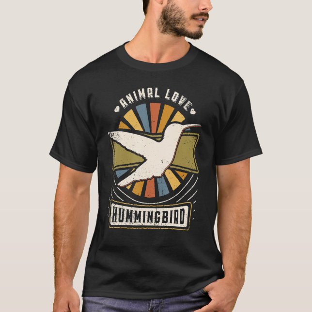 Camiseta Hummingbird Vintage Classic Retro (Frente)