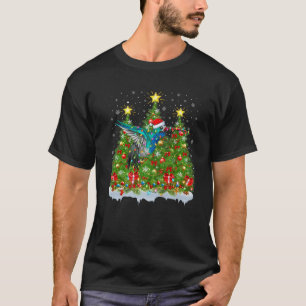 Camiseta Hummingbird Xmas Lights Papais noeis Hummingbird C