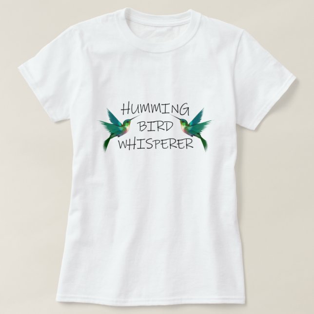 CAMISETA HUMMMMING BIRD WHISPERER (Frente do Design)