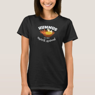 Camiseta Hummus é o meu Espírito Animal Comida Vegana Vege