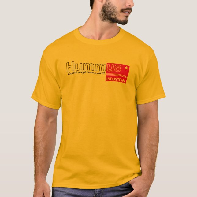 CAMISETA HUMMUS INDUSTRIAL (Frente)
