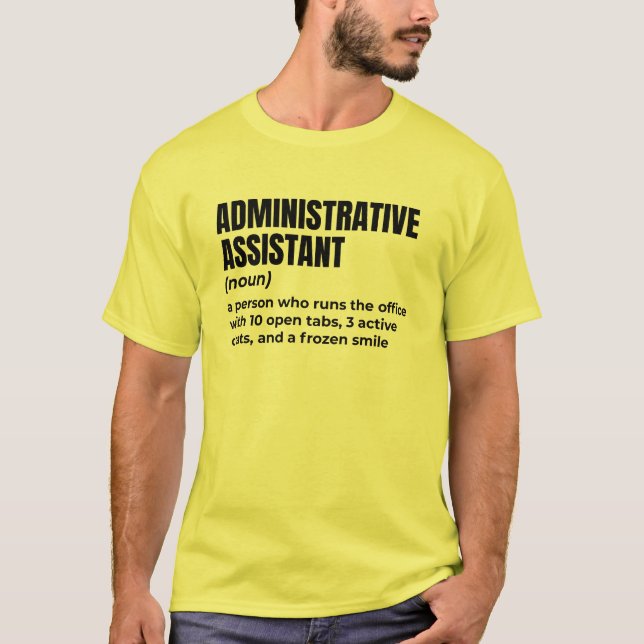 Camiseta Humor Admin: Presente para o Chefe Real (Frente)