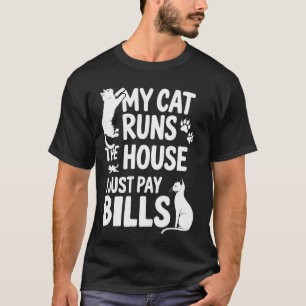 Camiseta Humor Adulto Divertido Gato Amante Felino Pai de P