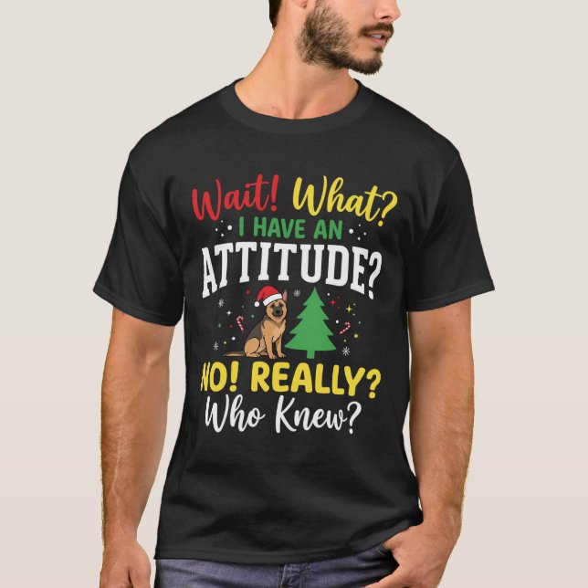 Camiseta Humor Atitude Cachorro Natal (Frente)