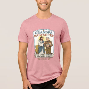 Camiseta Humor Babá Avós Jesus Fé B