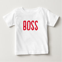 Camiseta Humor BOSS para Bebê / Crianças
