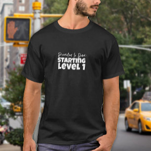 Camiseta humor branco do primeiro dia do pai