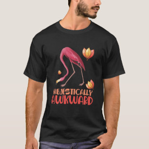Camiseta Humor Com Animais Engraçados De Flamingo