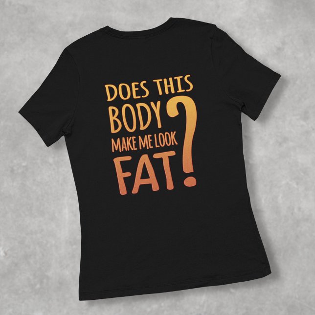 Camiseta Humor com dieta no corpo gordo (Criador carregado)
