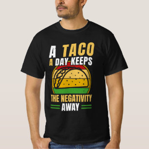 Camiseta Humor Comida mexicano - Taco bonito dizendo