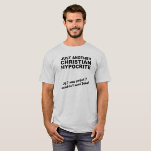 Camiseta Humor Cristão Apenas Mais Um Hipócrita