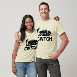 Camiseta Humor Cwtch de Rugby Galês