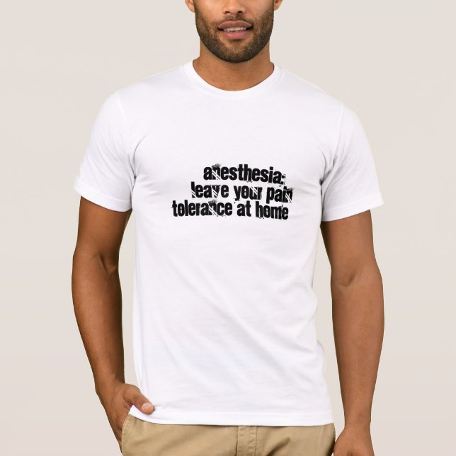 Camiseta Humor da anestesia (Frente)