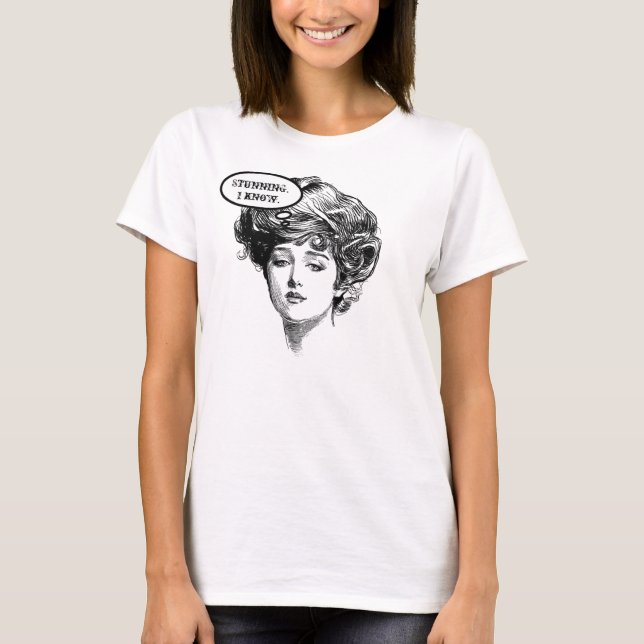 Camiseta Humor da diva do Victorian (Frente)