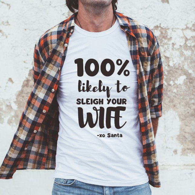 Camiseta Humor da Festa de Natal para Papais noeis (Criador carregado)