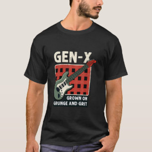 Camiseta Humor da Geração X Criada com Grunge e Garra