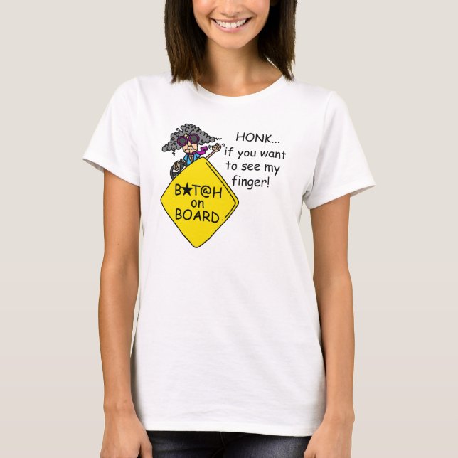 Camiseta Humor da raiva da estrada (Frente)