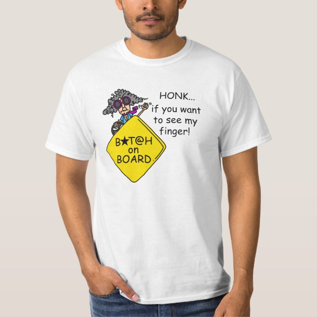 Camiseta Humor da raiva da estrada (Frente)